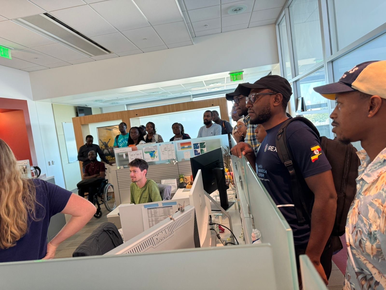 Mandela scholars visit the VGL office space
