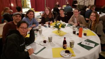 VGL lab members at Greg's play