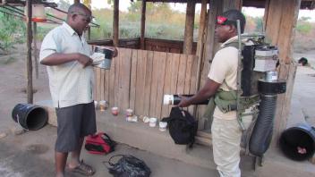Preparing for mosquito collections