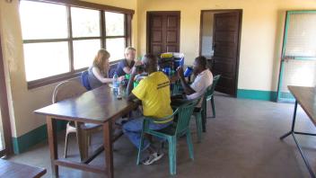 People at a table