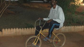 Abou on Bike