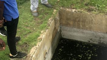 Collecting mosquitoes in São Tomé
