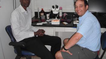 Anton & Abou in the lab