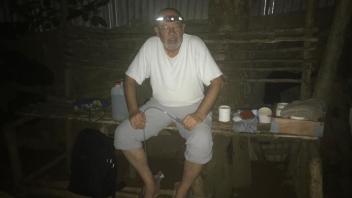 Collecting adult mosquitoes at night
