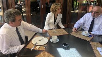 João Pinto, Ana, and Greg
