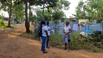June Community engagement before the MRR in the Água Grande district of São Tomé