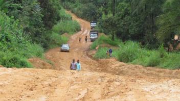 Muddy road
