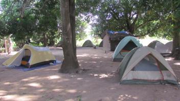 Camp site in Lupiro