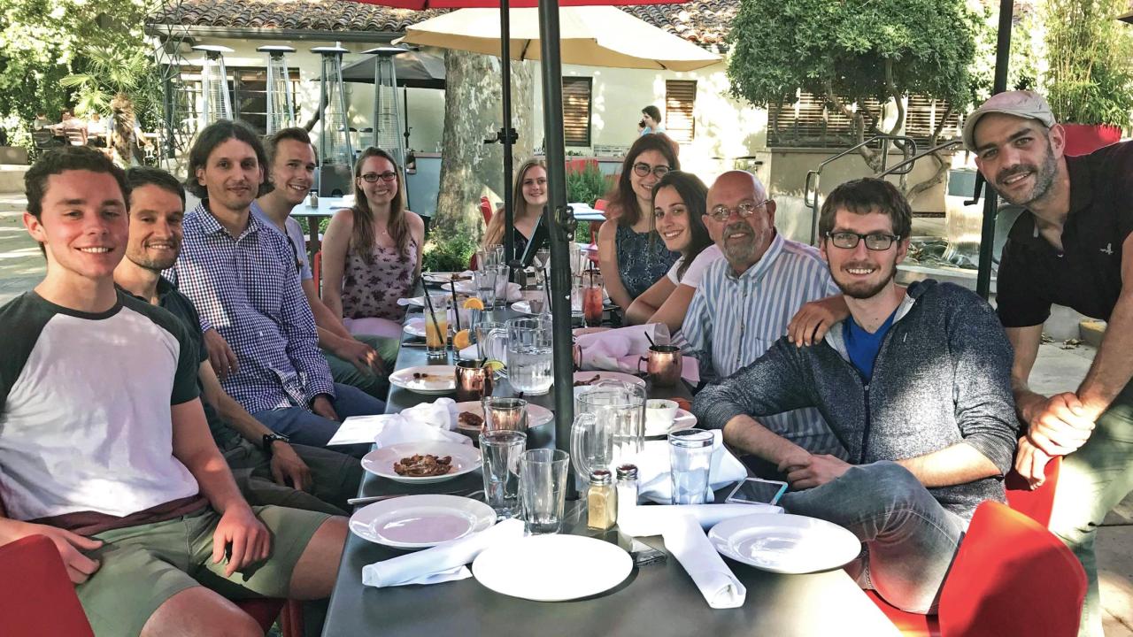 VGL Undergrad goodbye lunch